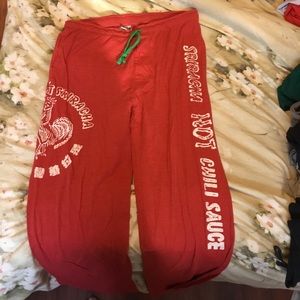 Men’s sriracha sleep pants